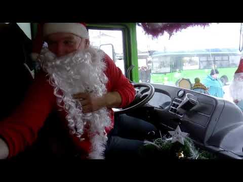 Видео: Новогодний автобус в Новочеркасске