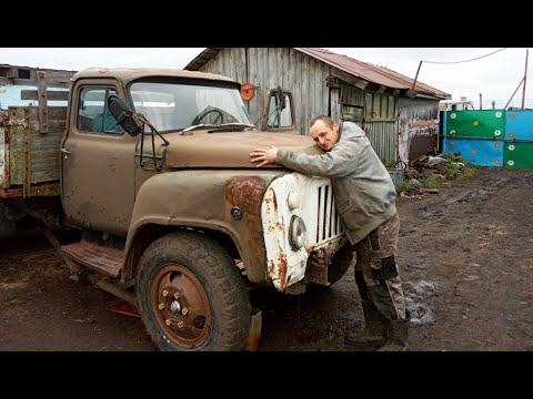 Видео: Легенда ГАЗ-52 в КолХОЗе! Восстановить раритет? #32 Запуск двигателя