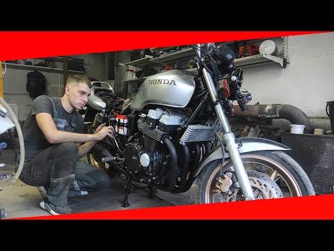 Видео: Собираю мотоцикл Honda cb 750 Первый запуск после ремонта!