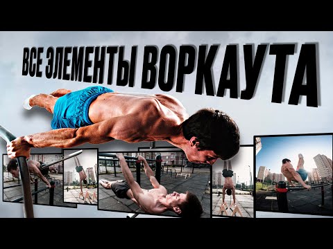 Видео: ВСЕ ЭЛЕМЕНТЫ СИЛОВОГО ВОРКАУТА И КАЛИСТЕНИКИ!