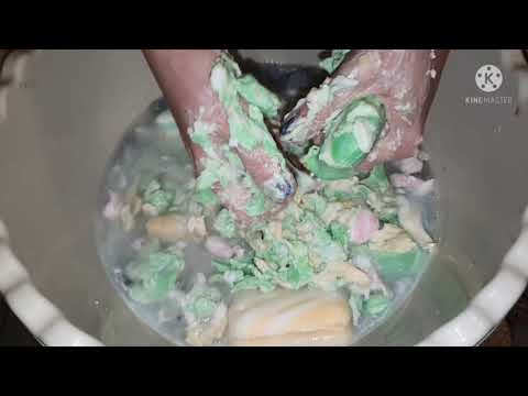 Видео: 💚💙💛SOAKED SOAP ASMR VIDEO/ размокшее мыло DURU. #soakedsoap #asmr #размокшеемыло