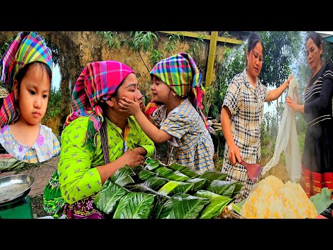 Видео: Мать-одиночка Фук Ха готовит идеальный клейкий рис с арахисом — все хвалят ее кулинарию!