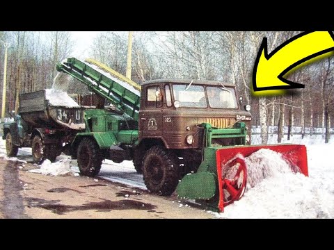 Видео: История коммунальных машин СССР: снегоуборочные машины.