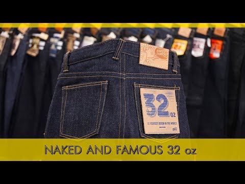 Видео: 32oz Naked and Famous Denim/ Самый Тяжелый деним в мире - 32 унции!