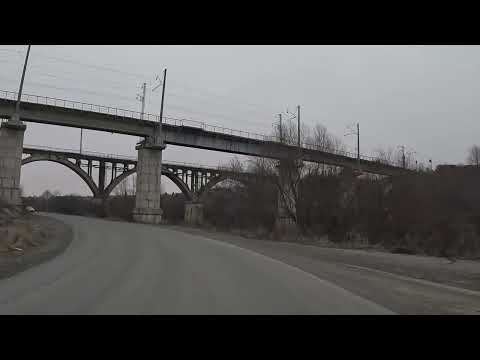 Видео: Ломовка. Проезд по улицам посёлка. Южный Урал. 14.11.2025.