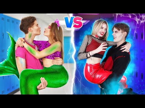 Видео: Вампиры VS Русалки || Кто Станет Лучшей Парой?