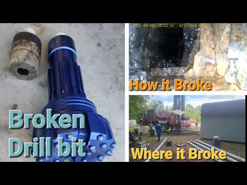 Видео: Буровая установка отколола большой кусок от скважины.