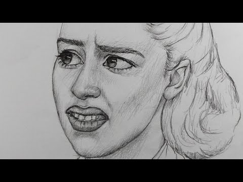 Видео: Как нарисовать лицо девушки по методу Лумиса | Рисование портрета для начинающих