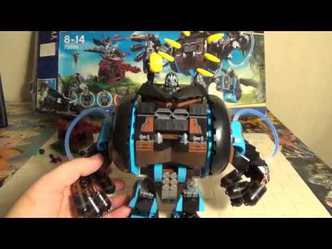 Видео: Лего Чима LEGO 70008 GORZAN'S GORILLA STRIKER