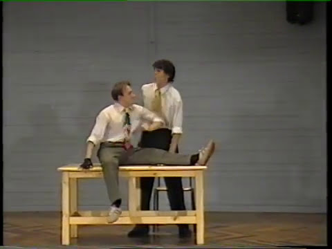 Видео: Зачет по Сценическому бою. Постановщик В.Ю. Рыбаков. (Чукреев-Варущенко)