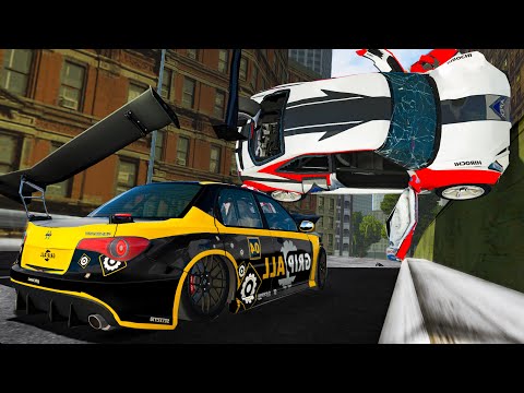 Видео: ЖЕСТКАЯ АВАРИЯ В LIBERTY CITY | BeamNG.Drive @SLEDGER1