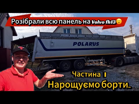 Видео: Нарощуємо борти на самоскидові 34куб-42куб. Розібрали всю панель на Volvo FH13!!! Жнива 2024...