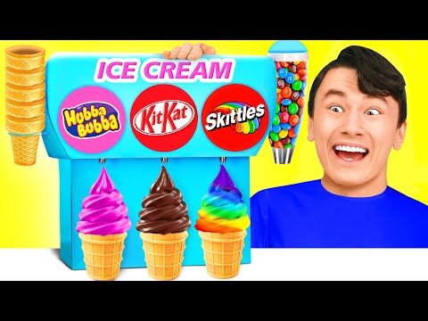 Видео: Мороженое Челлендж | Фантастические Лайфхаки с Едой от DaZaZa Challenge