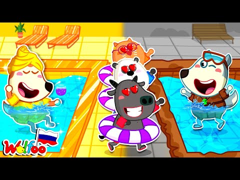 Видео: Lucy на русском | Бедный популярный против богатого непопулярного бассейна 🏊 | @LucyRussian