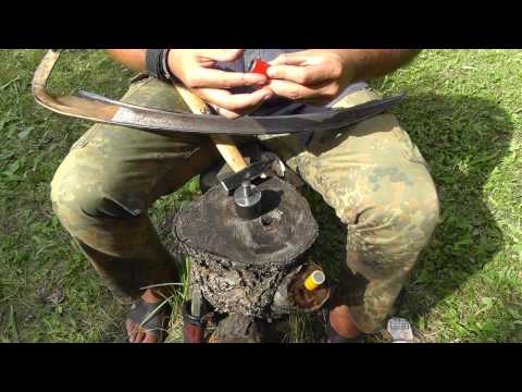 Видео: Приспособление для отбивания ручной косы