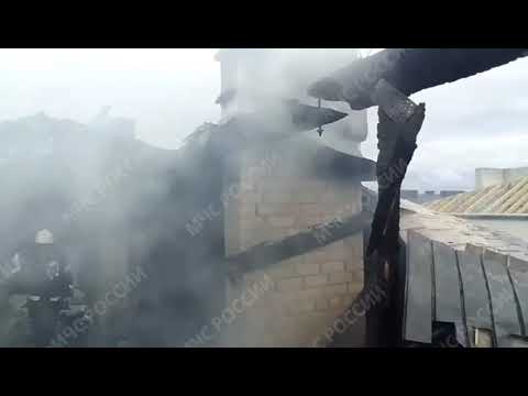 Видео: Пожар в строящемся ЖК Яркий под Зеленоградском