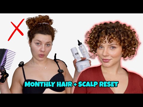 Видео: Ежемесячный уход за вьющимися волосами и кожей головы для роста и здоровья волос