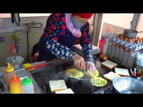 Видео: Тост по-корейски / корейская уличная еда
