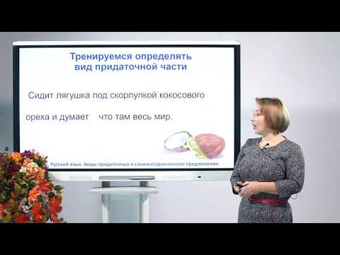 Видео: 9 класс. Русский язык. Виды придаточных в сложноподчиненном предложении (урок-практикум)