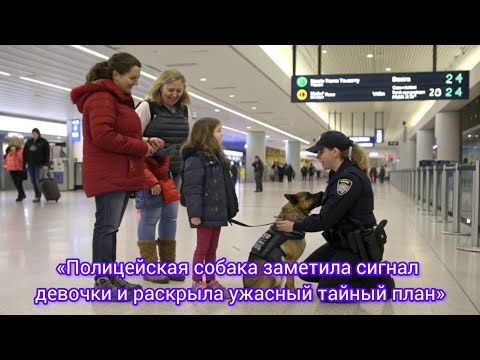 Видео: «Полицейская собака заметила сигнал девочки и раскрыла ужасный тайный план»