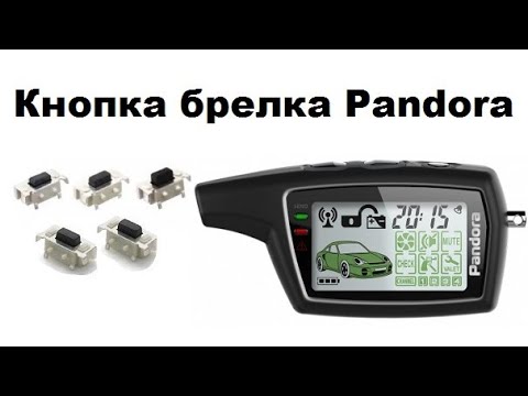 Видео: Замена кнопки в брелке Pandora