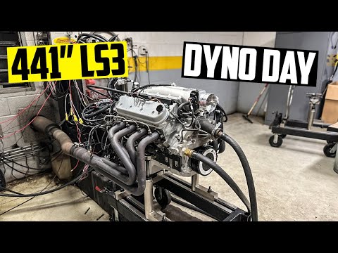 Видео: Динамометрическое тестирование 12.0:1 441" LS3! (Pump Gas Monster)