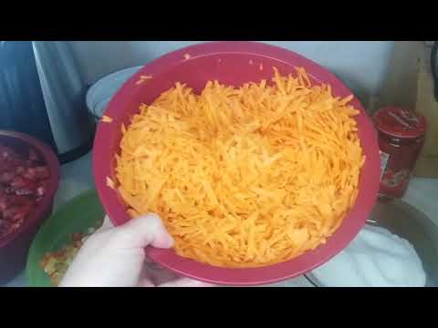 Видео: Заготовки на зиму.  Овощная закуска со скумбрией .