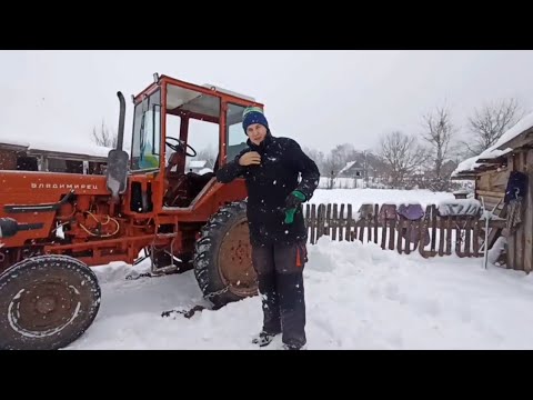 Видео: Горну сніг Т25! Загрузли на рівному місті!