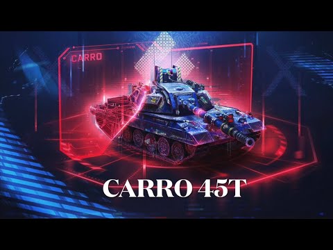 Видео: Нагибаю на Carro 45t | Tanks Blitz