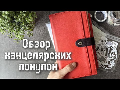Видео: Обзор канцелярских покупок + коробка-сюрприз 🎁