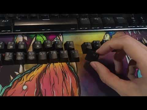 Видео: ЧИСТКА КЛАВИАТУРЫ ASMR Просто залипаем=) #ASMR# Relax#работа#чистка#ремонт