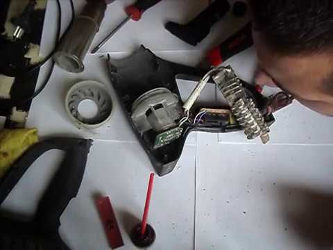 Видео: Ремонт строительного фена ( старое видео )