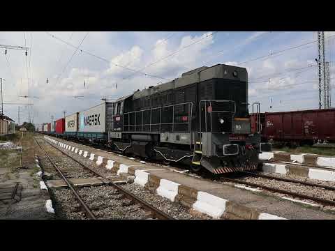 Видео: Маневри с "Черния пират"! Локомотив 51 522 (741 522) на "PIMK Rail", уловен на ЖП гара Волуяк...