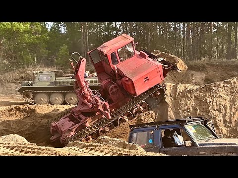 Видео: ТДТ-55 МТЗ Урал 375 ГАЗ 66 IFA L60 Wischer 2025 Offroad
