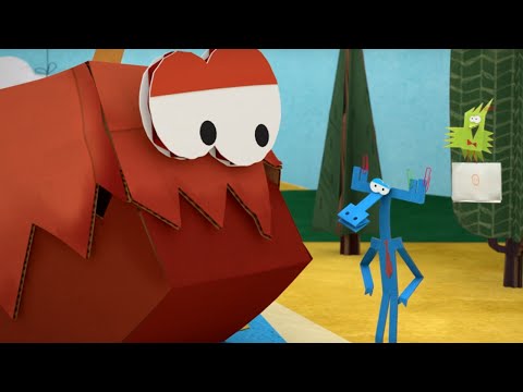 Видео: Мультфильм про оригами - Бумажки - Подвиг капитана Тюка - Серия 13