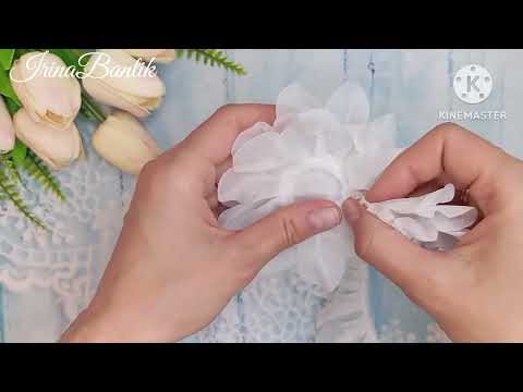 Видео: Когда нужны срочно белые банты! Самый лёгкий способ!