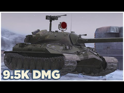 Видео: ИС-7 • 9.5К УРОНА • 4 ФРАГА • WoT Blitz