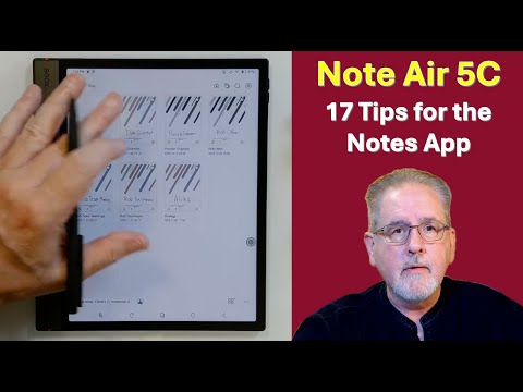 Видео: Boox Note Air 5C: обзор приложения «Заметки»