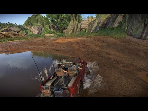 Видео: Uncharted: Наследие воров. Красный джип пройдет везде.
