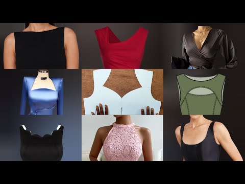 Видео: Как кроить модные вырезы | Как кроить 13 разных вырезов | Confidensews #necklinedesigns2024