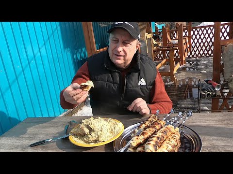 Видео: КАЗАН+МАНГАЛ.ЧКМЕРУЛИ В КАЗАНЕ. ХАЧАПУРИ НА ШАМПУРЕ НА МАНГАЛЕ