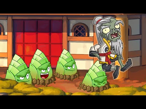 Видео: Бамбуковый массаж для зомби. РАСТЕНИЯ против ЗОМБИ 2 или PLANTS vs ZOMBIES 2. Серия 236