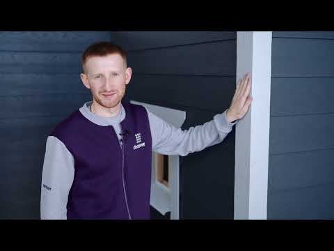 Видео: Доборные элементы из панелей фибросайдинга DECOVER