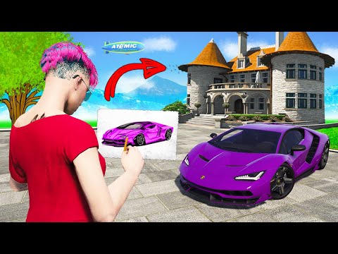 Видео: ГТА 5, НО ВСЕ ЧТО Я НАРИСУЮ СТАНОВИТСЯ РЕАЛЬНЫМ! ГТА 5 ОНЛАЙН (GTA 5 ONLINE)