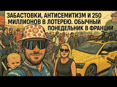 Видео: Новости Франции.  Как выиграть 250 миллионов в стране забастовок. 