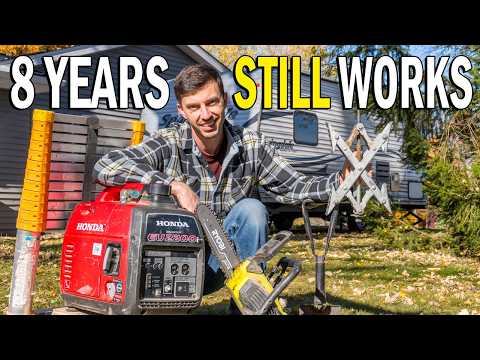 Видео: После 8 лет жизни в автодоме уцелело только это снаряжение