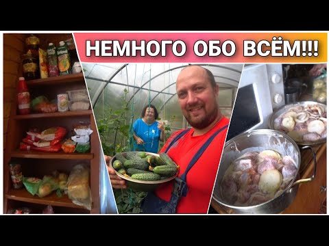 Видео: ВЛОГ! Наши покупочки из магазина😊/Маринуем мясо в кефире🔥/Что у нас выросло на огороде/Дачные будни!