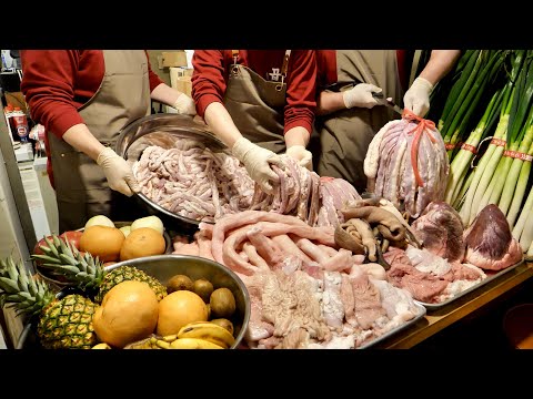 Видео: корейская еда Говяжий кишечник, Гопчан, Дэчан, Макчан, корейская уличная еда