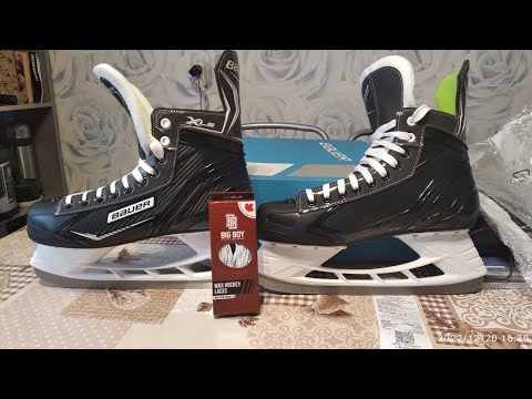 Видео: ХОККЕЙНЫЕ  КОНЬКИ ОТ ФИРМЫ" BAUER"(эконом)X-LS-SR