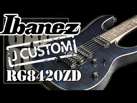 Видео: Ibanez J-Custom RG8420ZD DLL (Обзор гитары от GAIN OVER)